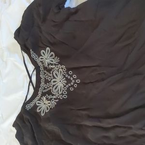 Embroidered top